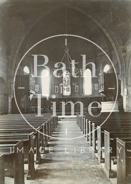 Interior of St. Peter's Church, East Twerton, Bath c.1890