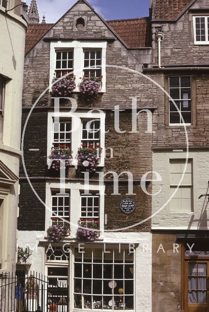 Sally Lunn's, 4, North Parade Passage (previously Lilliput Alley), Bath 1975