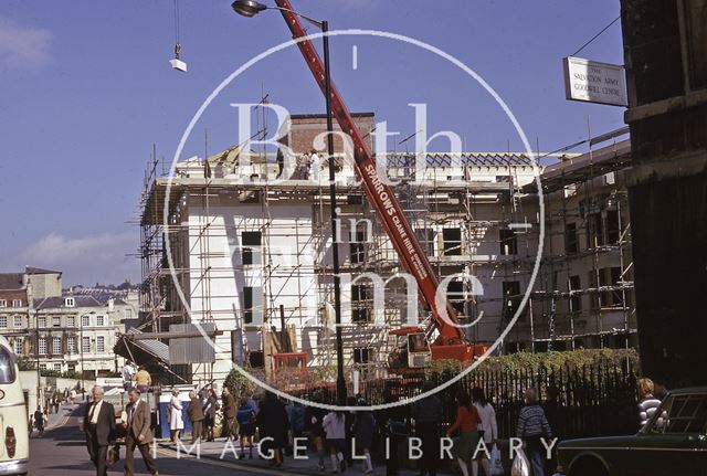 Work at St. John's Hospital, Westgate Buildings, Bath 1975