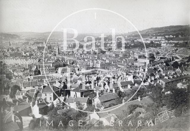 View of Bath from Beechen Cliff c.1890