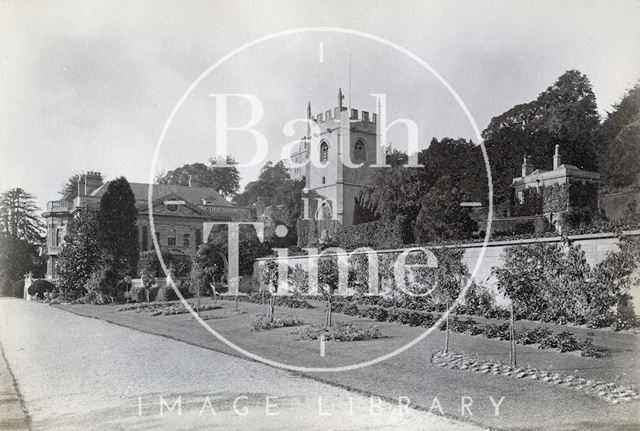 Widcombe Manor, Gardens and Church, Bath c.1890