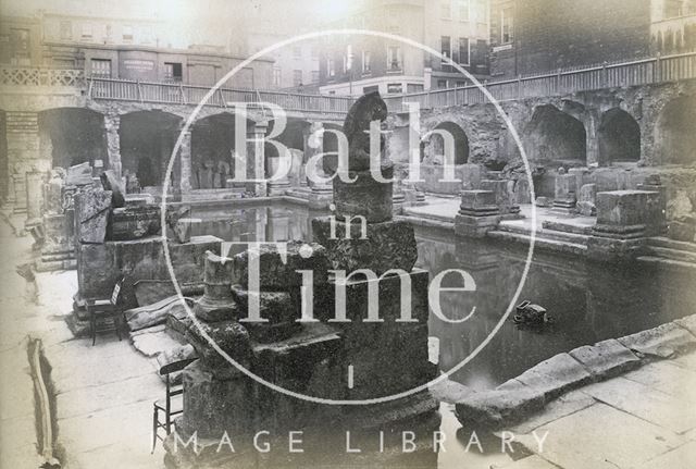 The recently discovered Roman Great Bath, Bath 1890