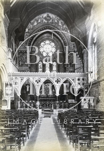 Interior of St. John's Church, South Parade, Bath c.1890