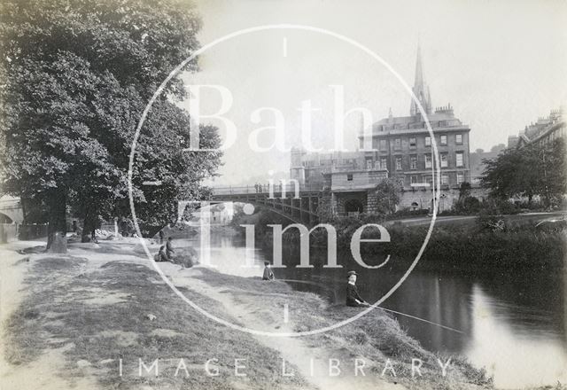 North Parade Bridge, Bath c.1890