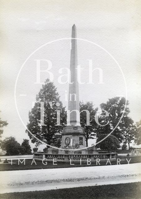 Obelisk, Royal Victoria Park, Bath c.1890