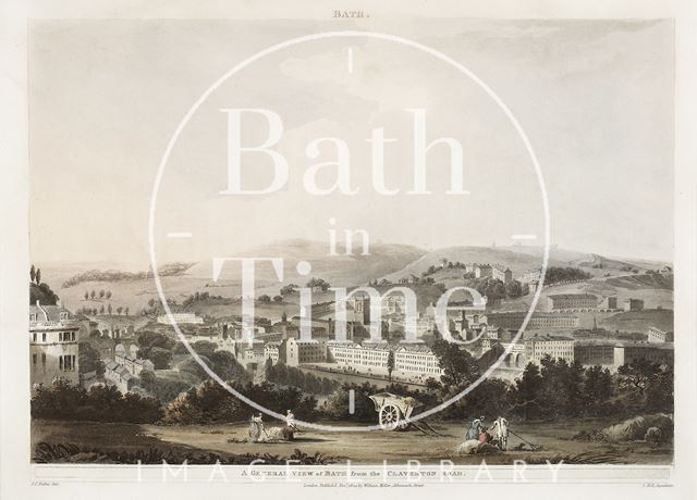 A General View of Bath from the Claverton Road 1804