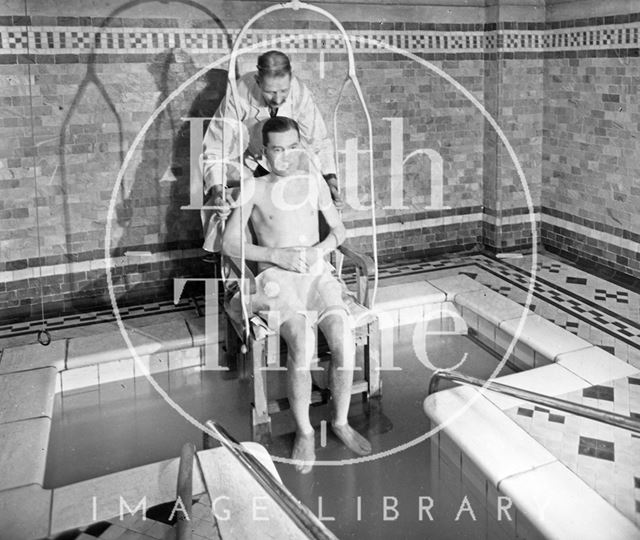 Treatment at the New Private Baths, Bath c.1914