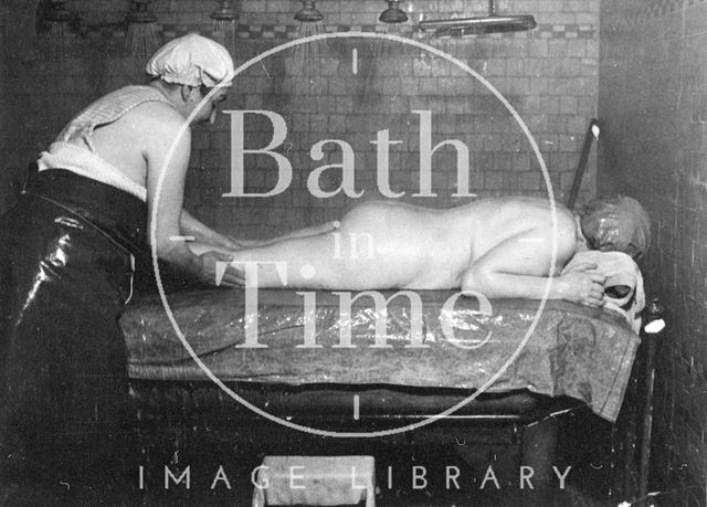 Treatment at the New Private Baths, Bath c.1914