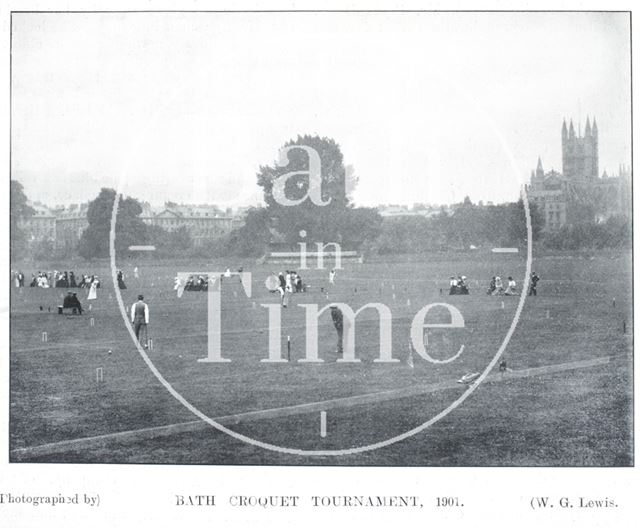 Croquet Tournament on the Recreation Ground, Bath 1901