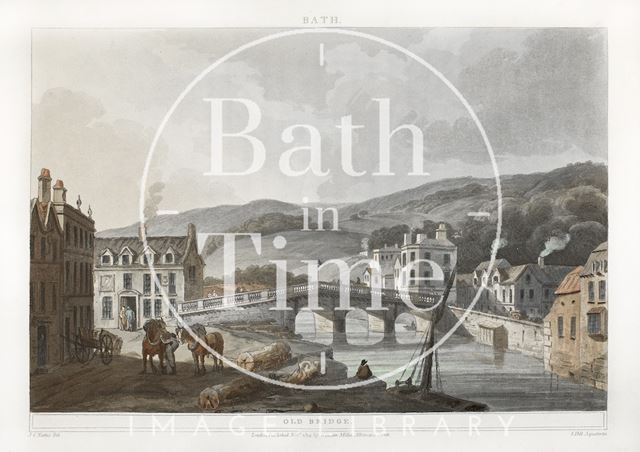 Old Bridge, Bath 1804