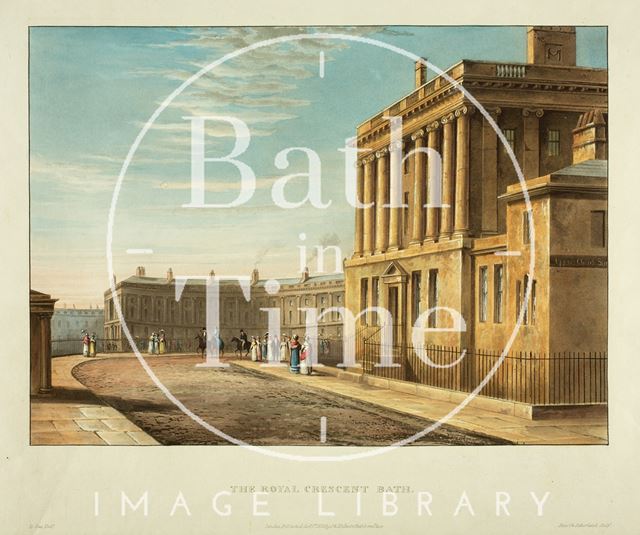 Royal Crescent, Bath 1820