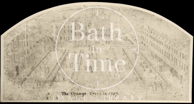 Fan view of Orange Grove, Bath 1737