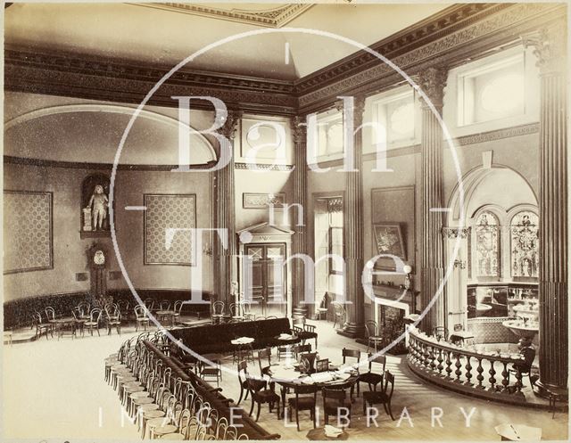 Interior of the Grand Pump Room, Bath c.1895