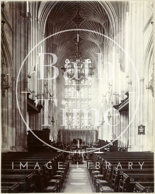 Interior of Bath Abbey c.1895