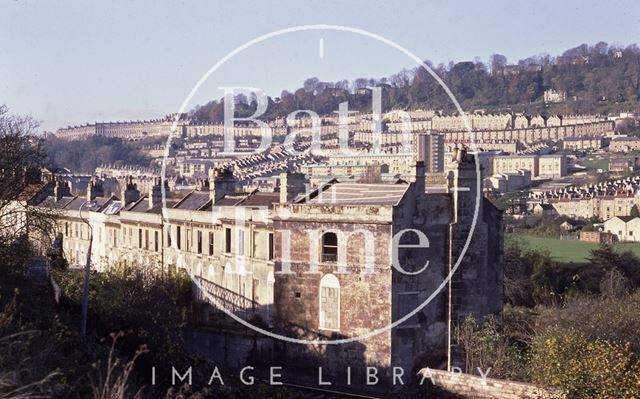 Hampton Row, Bathwick, Bath 1978