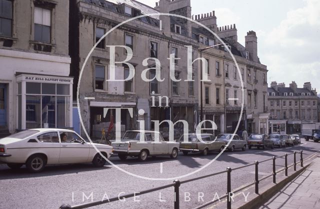 Looking towards Fountains Buildings, Lansdown Hill, Bath 1979