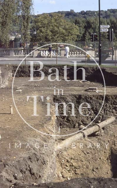 Orange Grove archaeological excavations, Bath 1979