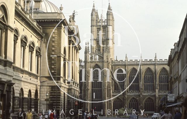 Guildhall & Bath Abbey 1980