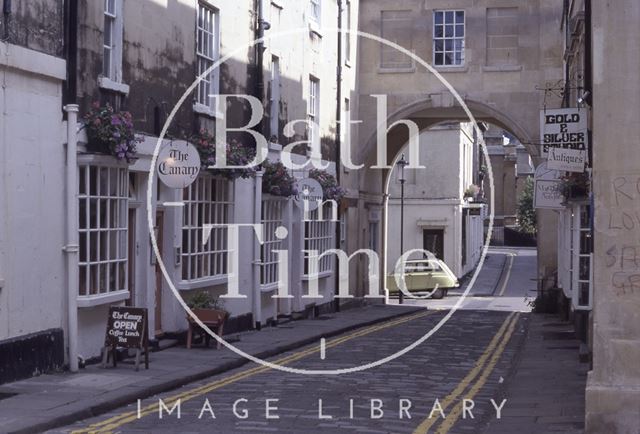 Canary Cafe, Queen Street, Bath 1980