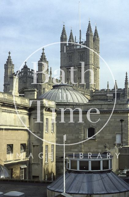 Bath Abbey and Pump Room 1980