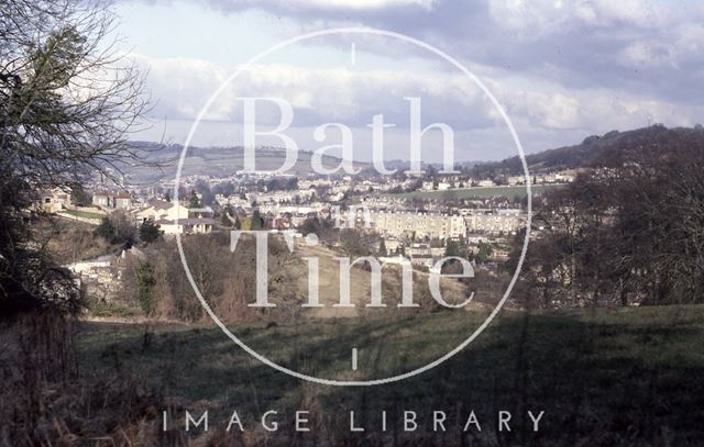 View of Bath from Perrymead, Bath 1983