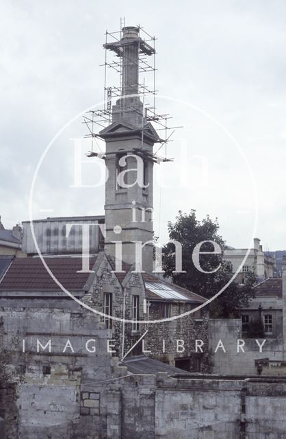 Pump Room laundry chimney, Swallow Street, Bath 1984