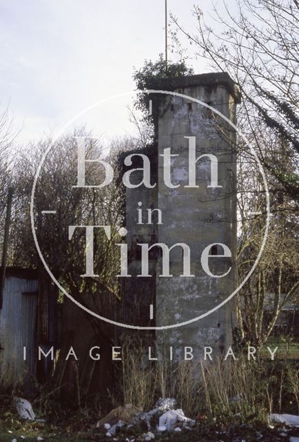 The old London Brewery kiln and chimney, Bath 1985