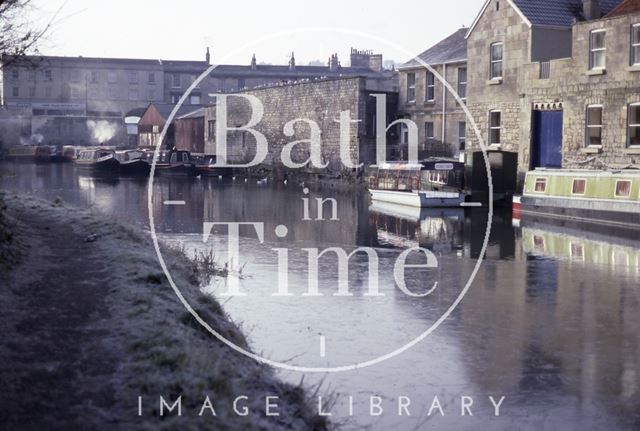 Sydney Wharf, Kennet and Avon Canal, Bath 1986