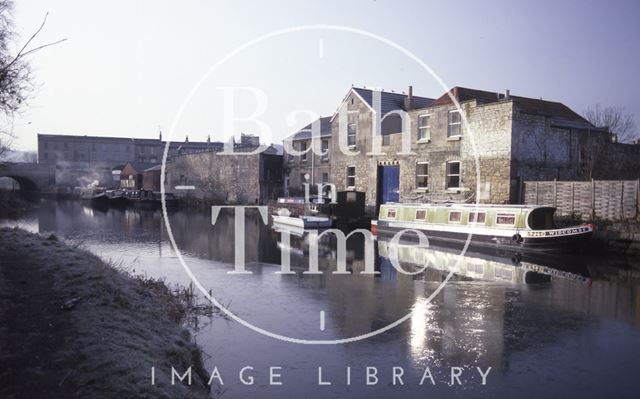 Sydney Wharf, Kennet and Avon Canal, Bath 1986