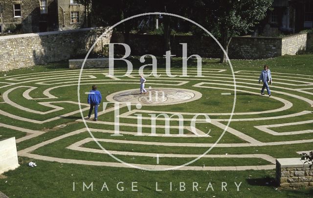 The Beazer Maze in Spring Gardens, Bath 1986