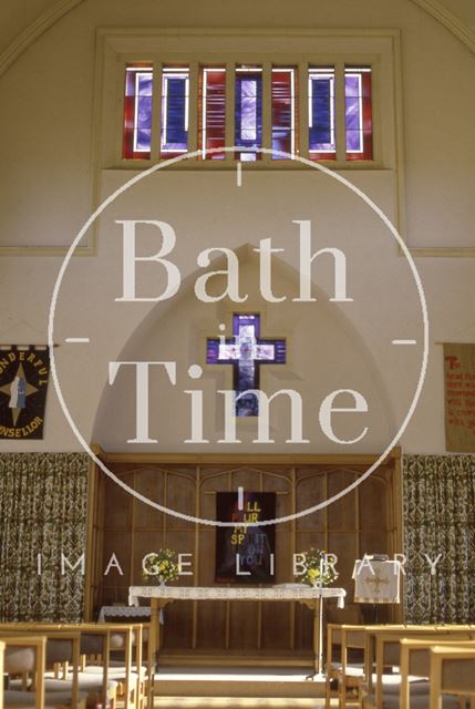 New window, St. Bartholomew's Church, King Edward Road, Oldfield Park, Bath 1986