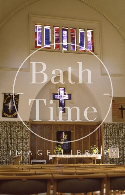 New window, St. Bartholomew's Church, King Edward Road, Oldfield Park, Bath 1986