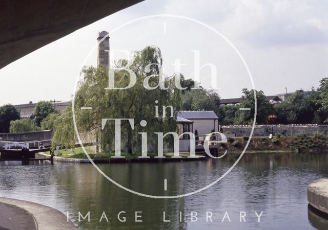 Thimble Mill and the Kennet and Avon Canal, Bath 1987