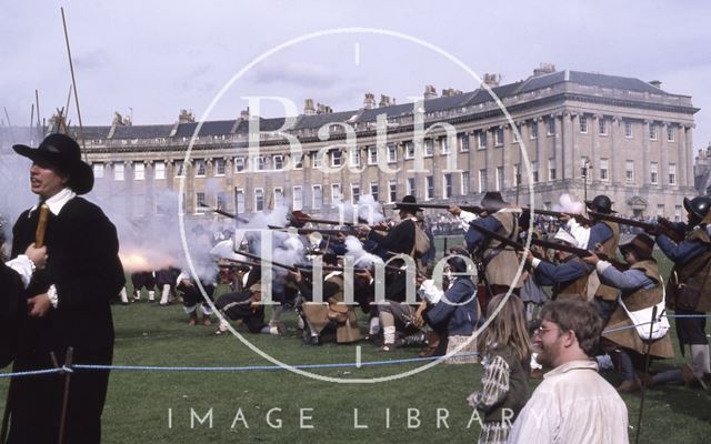 Sealed Knot at Royal Crescent, Bath 1987