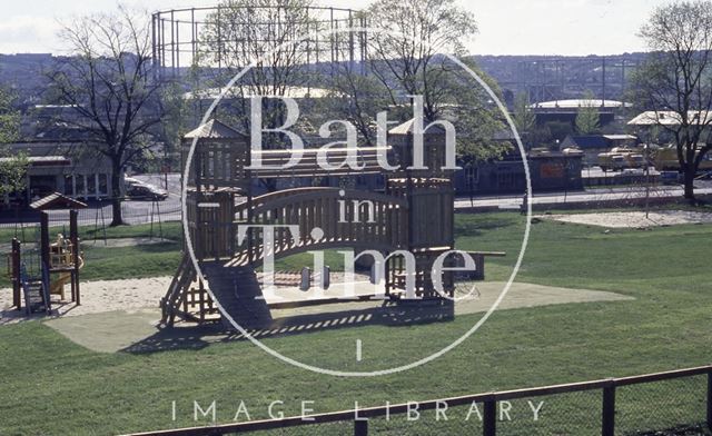 New play park in Royal Victoria Park, Bath 1990