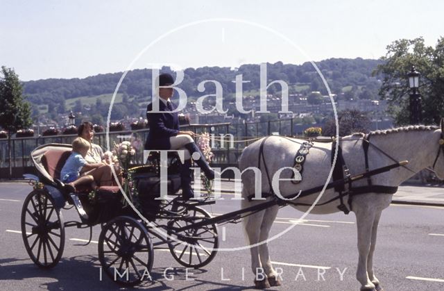 Horse and Trap, Grand Parade, Bath 1990