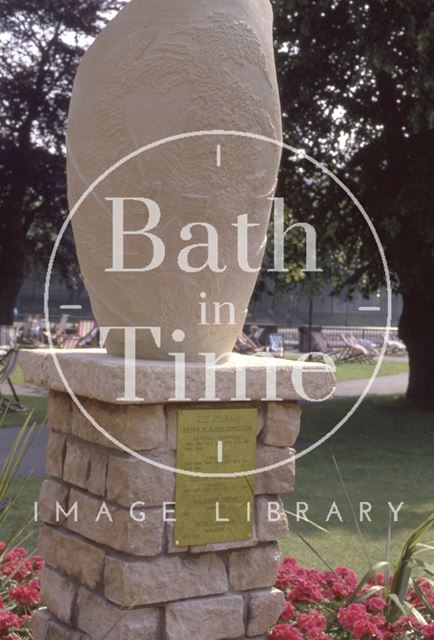 Britain in Bloom trophy, Parade Gardens, Bath 1991