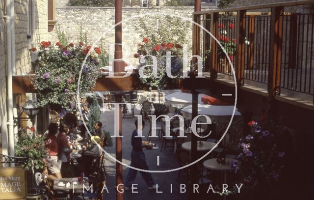 Cafe, Shire's Yard, Broad Street, Bath 1991