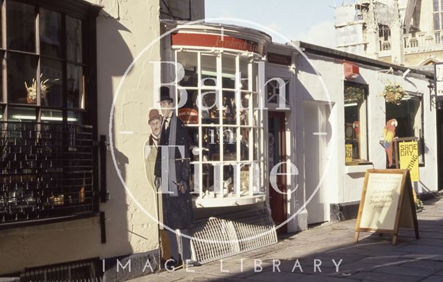 Frederick Tranter's tobacconist shop, Church Street, Bath 1991