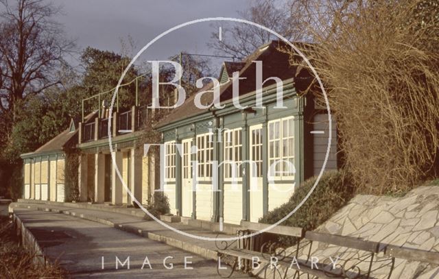 Bowls Pavilion before demolition, Royal Victoria Park, Bath 1992