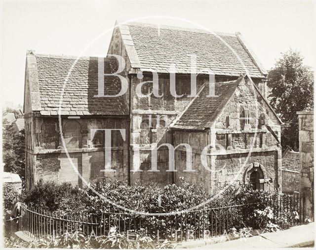 Saxon Church of St. Lawrence, Bradford-on-Avon, Wiltshire c.1885