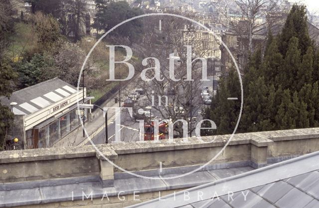 Walcot from the roof of St. Swithin's Church, Walcot, Bath 1992