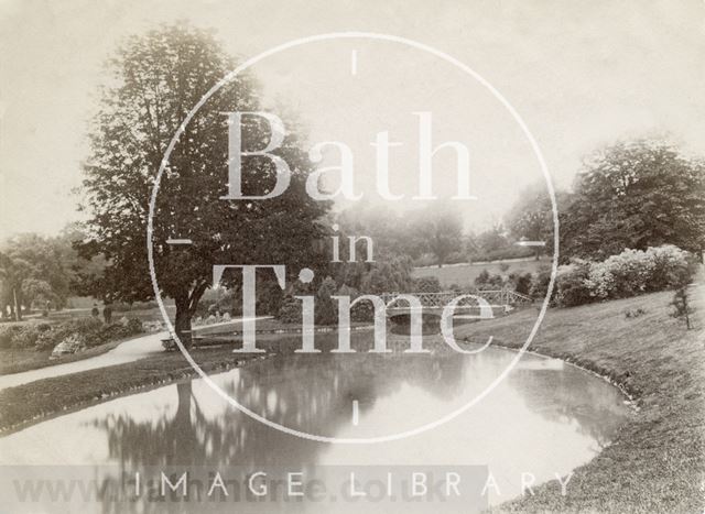 Park Lake, Royal Victoria Park, Bath c.1895