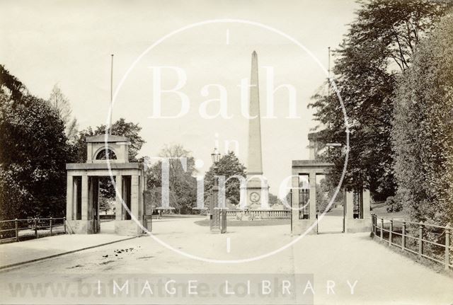 Entrance to Royal Victoria Park from Marlborough Lane, Bath c.1890