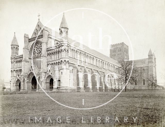 St. Albans Abbey, Hertfordshire c.1880