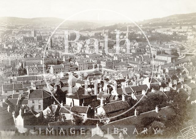 View of Bath from Beechen Cliff c.1890