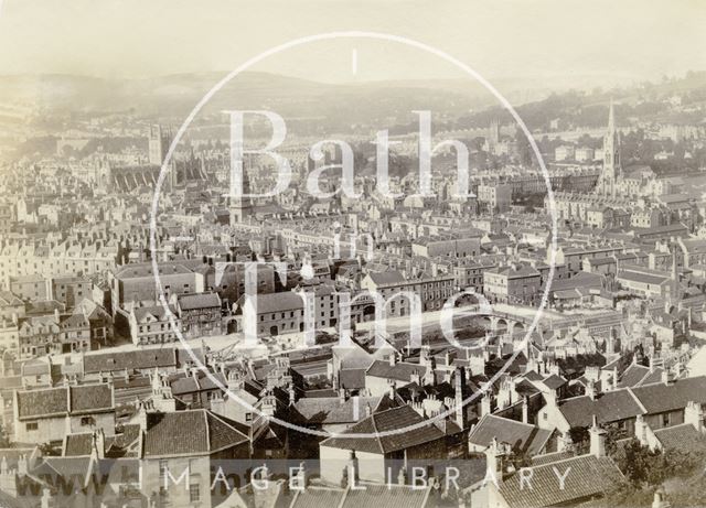 View of Bath from Beechen Cliff c.1895