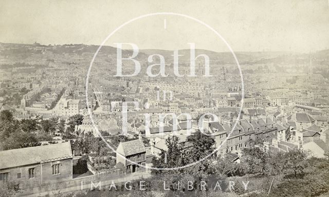 View of Bath from Beechen Cliff 1876