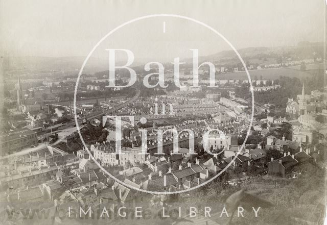 View of Bath from Beechen Cliff c.1885