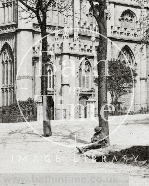 St. Mary's Church, Bathwick, Bath c.1895 - detail